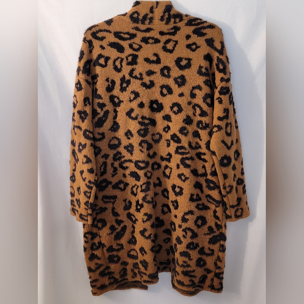 NWT Knox Rose Trendy Fall Animal Print Cardigan/Jacket Size S - Picture 5 of 8